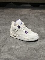 Air Jordan 4 White purple